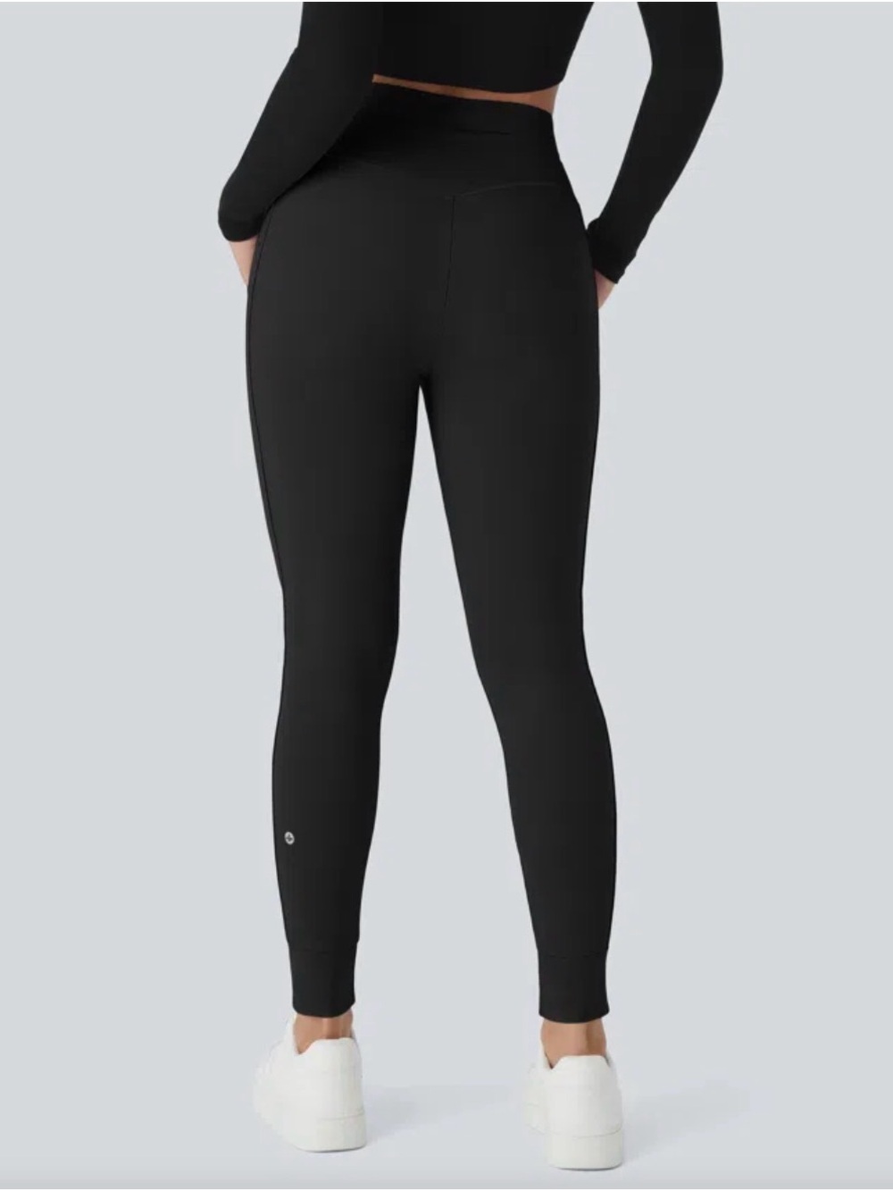 Halara High-Waist Black Women’s Leggings - Seamless Performance